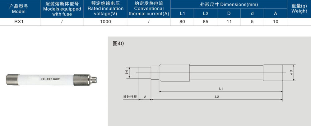 RX1- 熔斷報警器